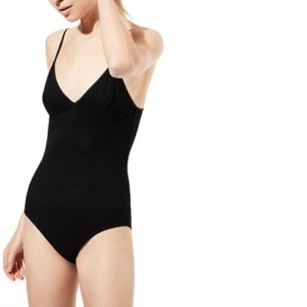 Golden by TNA black ribbed bodysuit
